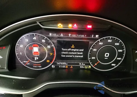 2017 Audi Q7 Premium Plus from USA, damaged, VIN WA1VAAF73HD006578